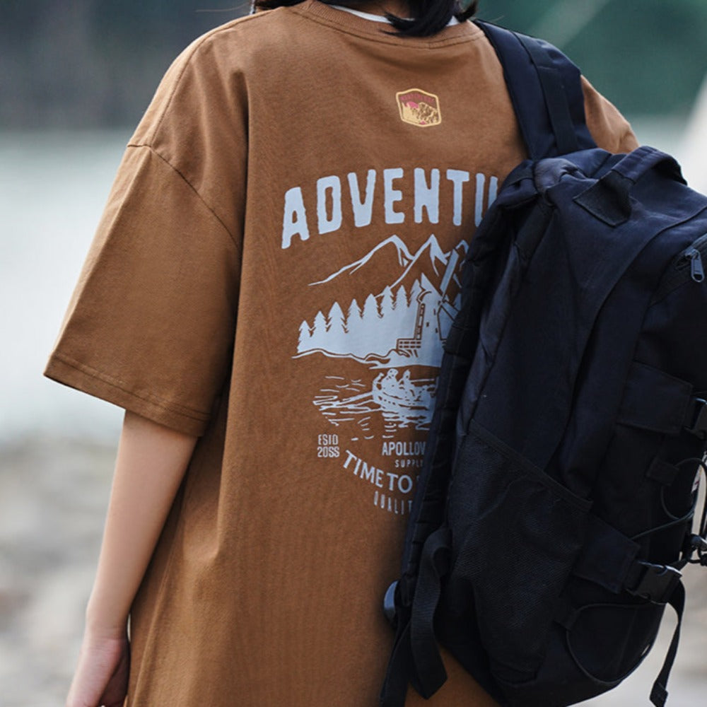 ADVENTURE PRINT T-SHIRTS W448