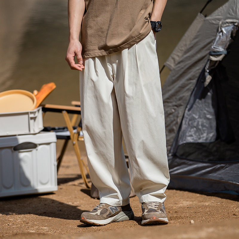 RELAX TUCK PANTS W249