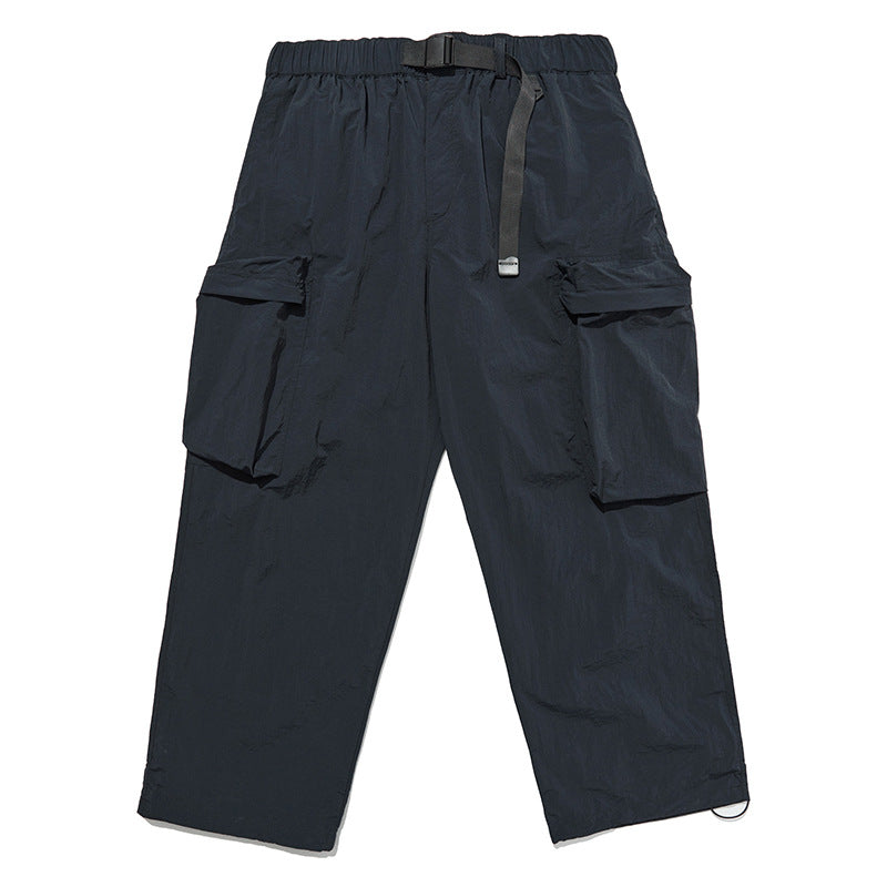 OVER POKET NYLON CARGO PANTS W248