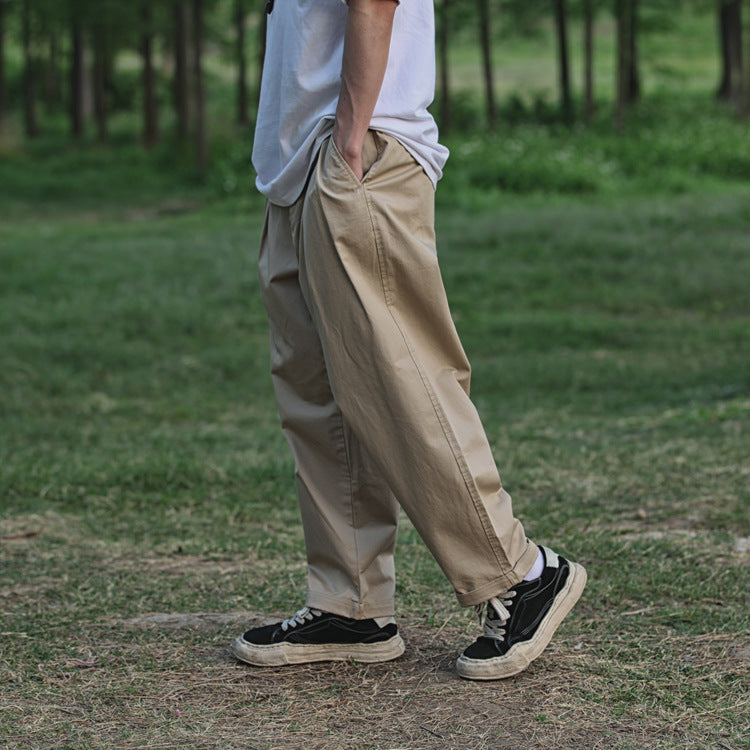 RELAX TUCK CHINO PANTS W373