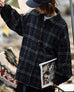 CHECK PATTERN CPO JACKET W695 main image 1