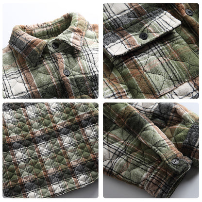 DIAMOND CHECK TWEED JACKET W779