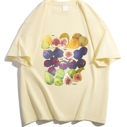 FRUITS LOGO PRINT T-SHIRTS W484