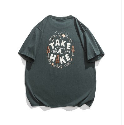 PRINTED TAKE A HIKE TEE W404