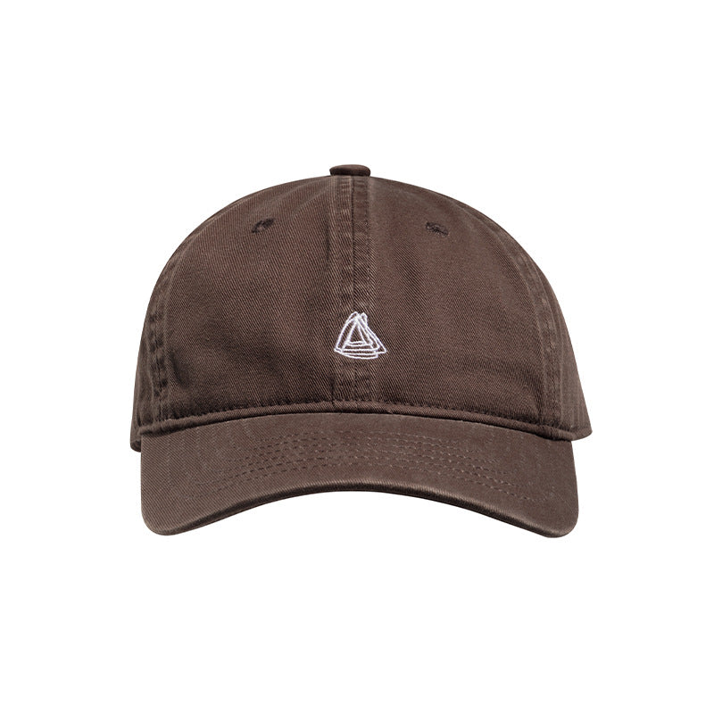 THE HOBOO TRIANGLE LOGO TWILL CAP W477