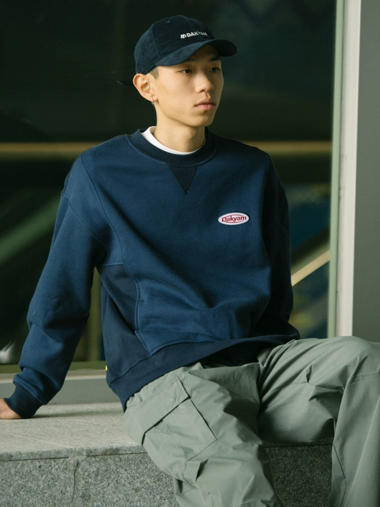 SPLIT CREWNECK SWEATER W883