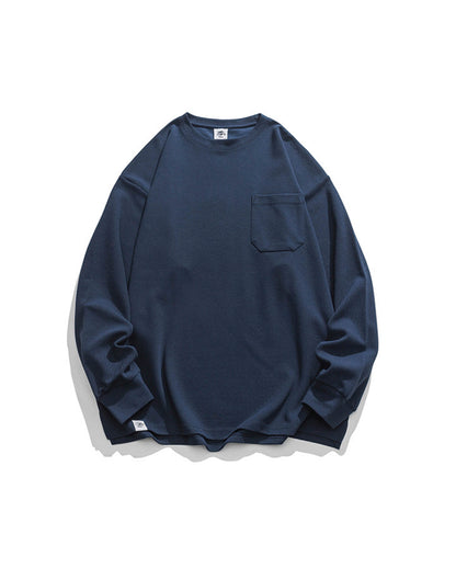 HW BIG POKET LONG SLEEVE T-SHIRTS W193