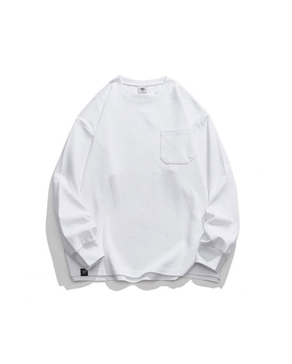 HW BIG POKET LONG SLEEVE T-SHIRTS W193