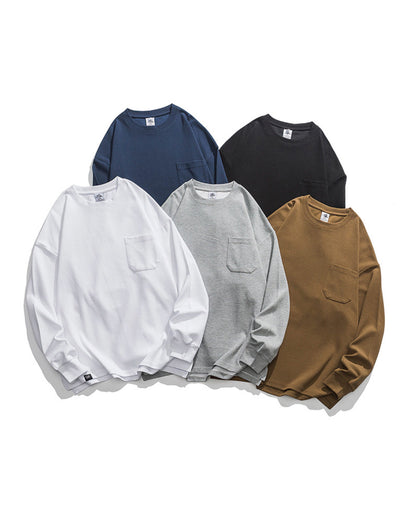 HW BIG POKET LONG SLEEVE T-SHIRTS W193