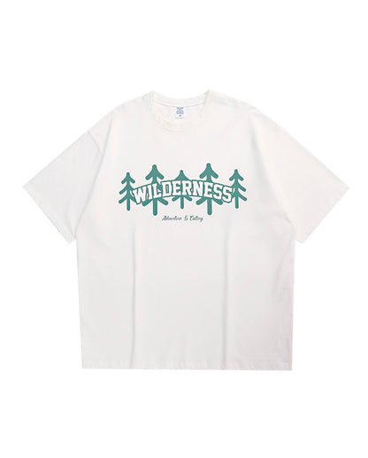 WILDERNESS PRINT T-SHIRTS W215