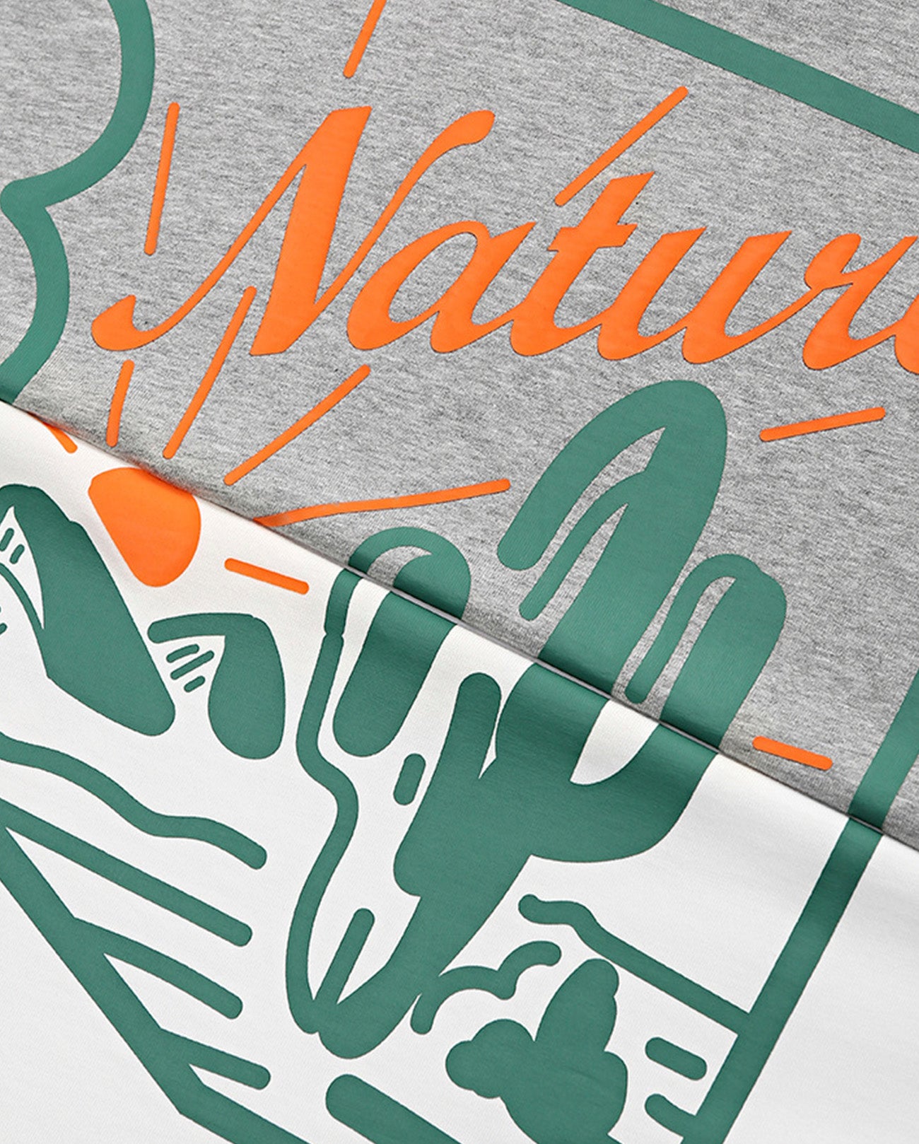 NATURE PRINT T-SHIRTS W216