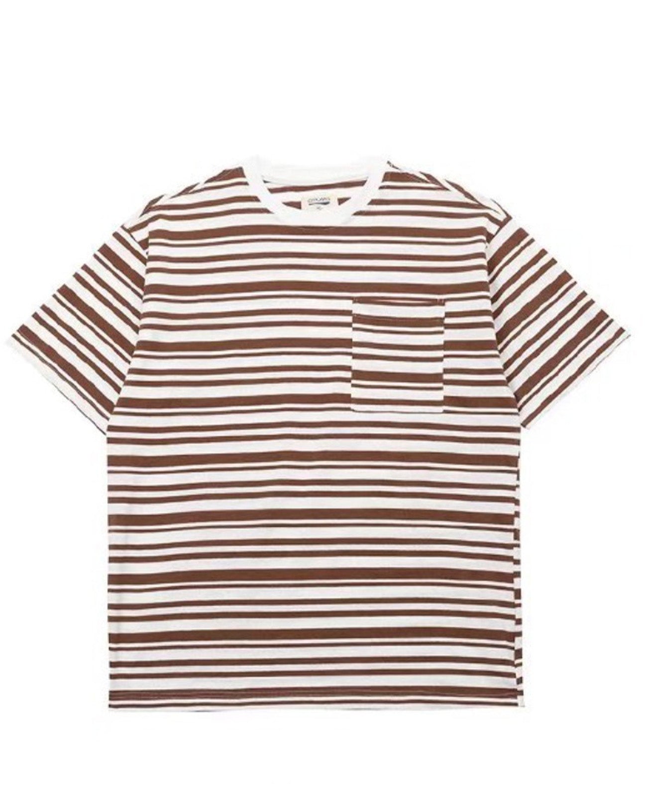 LOOSE RETRO WASH STRIPE T-SHIRTS W224